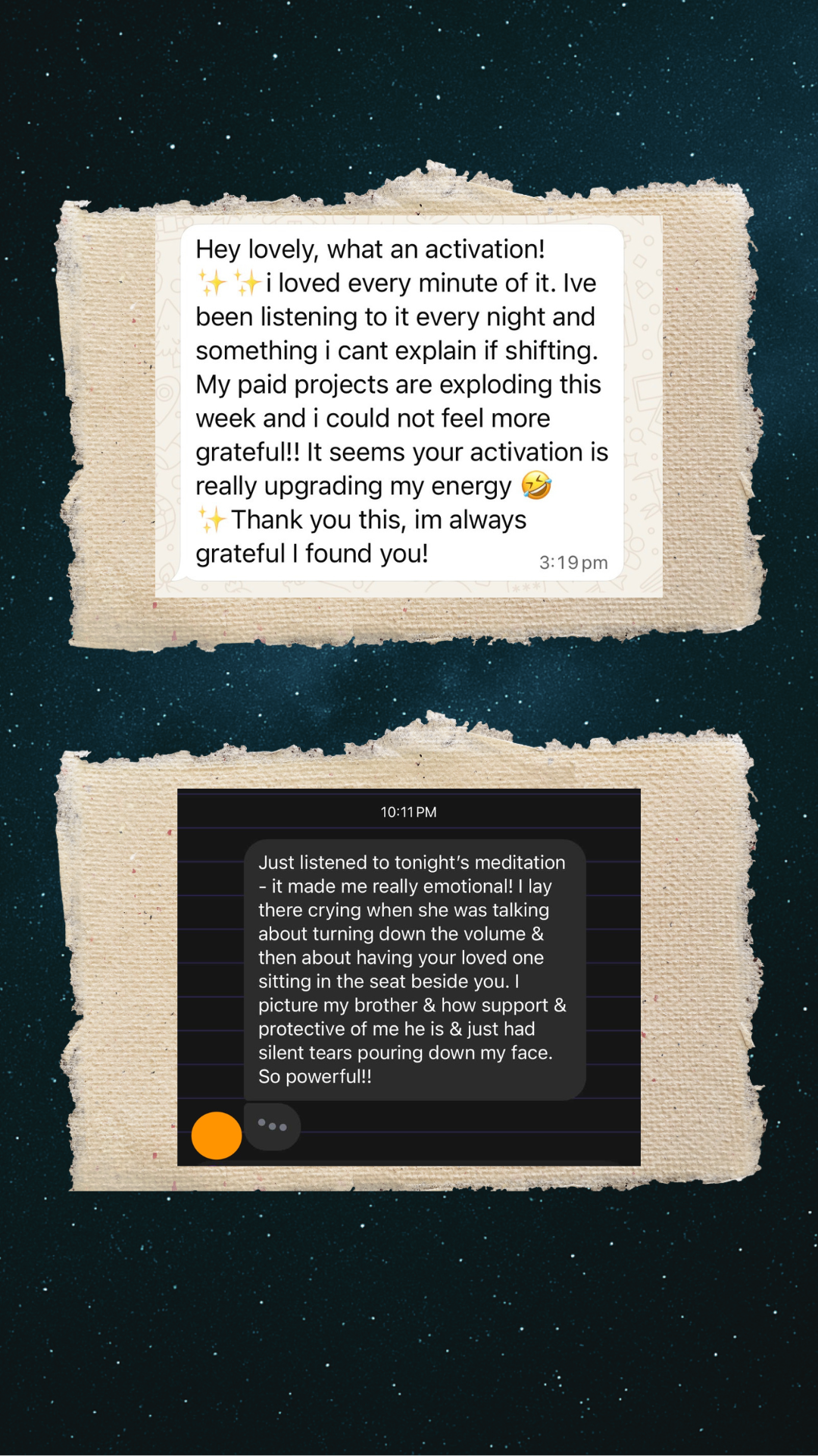 Testimonial screenshot 3