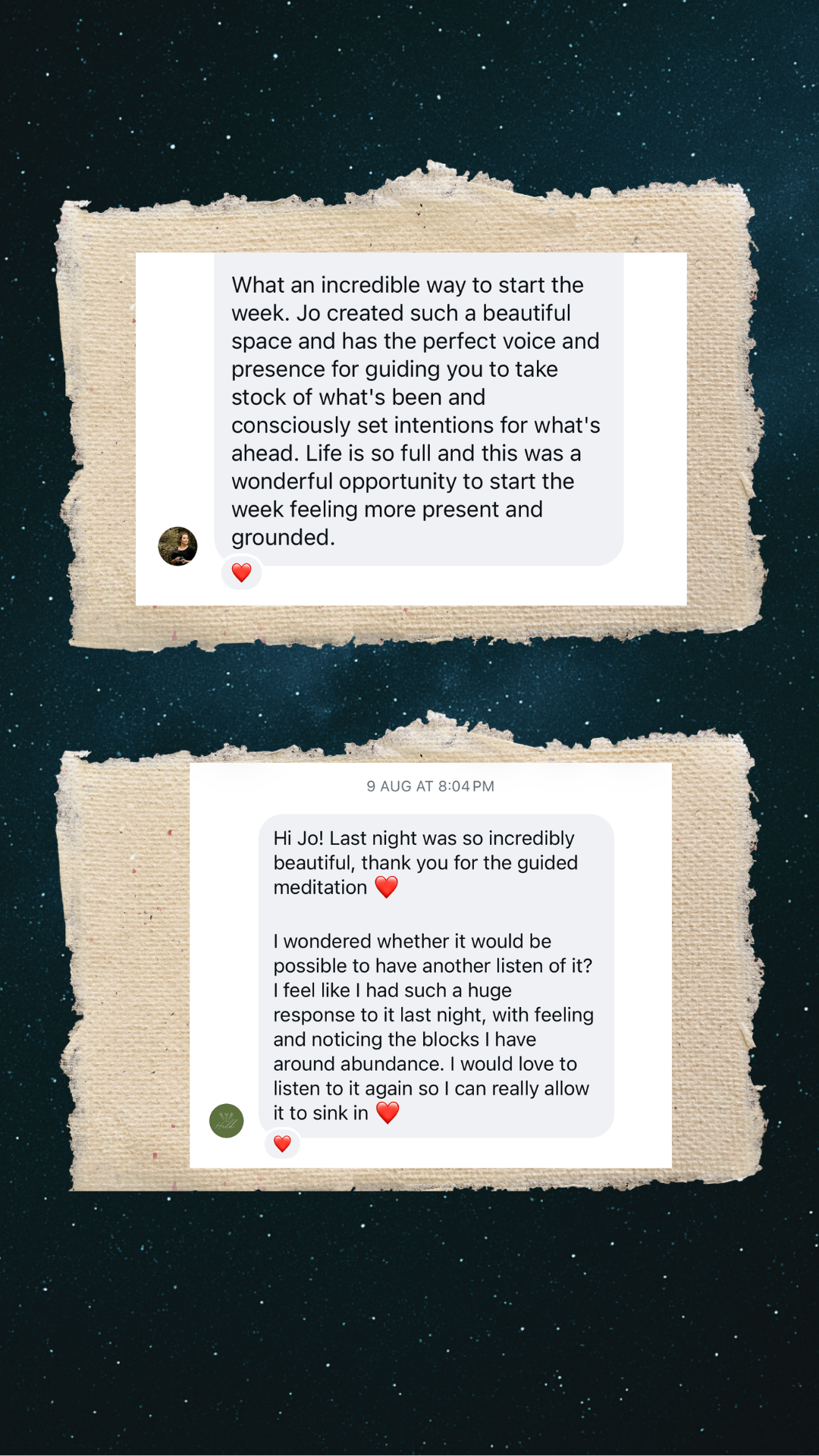 Testimonial screenshot 2